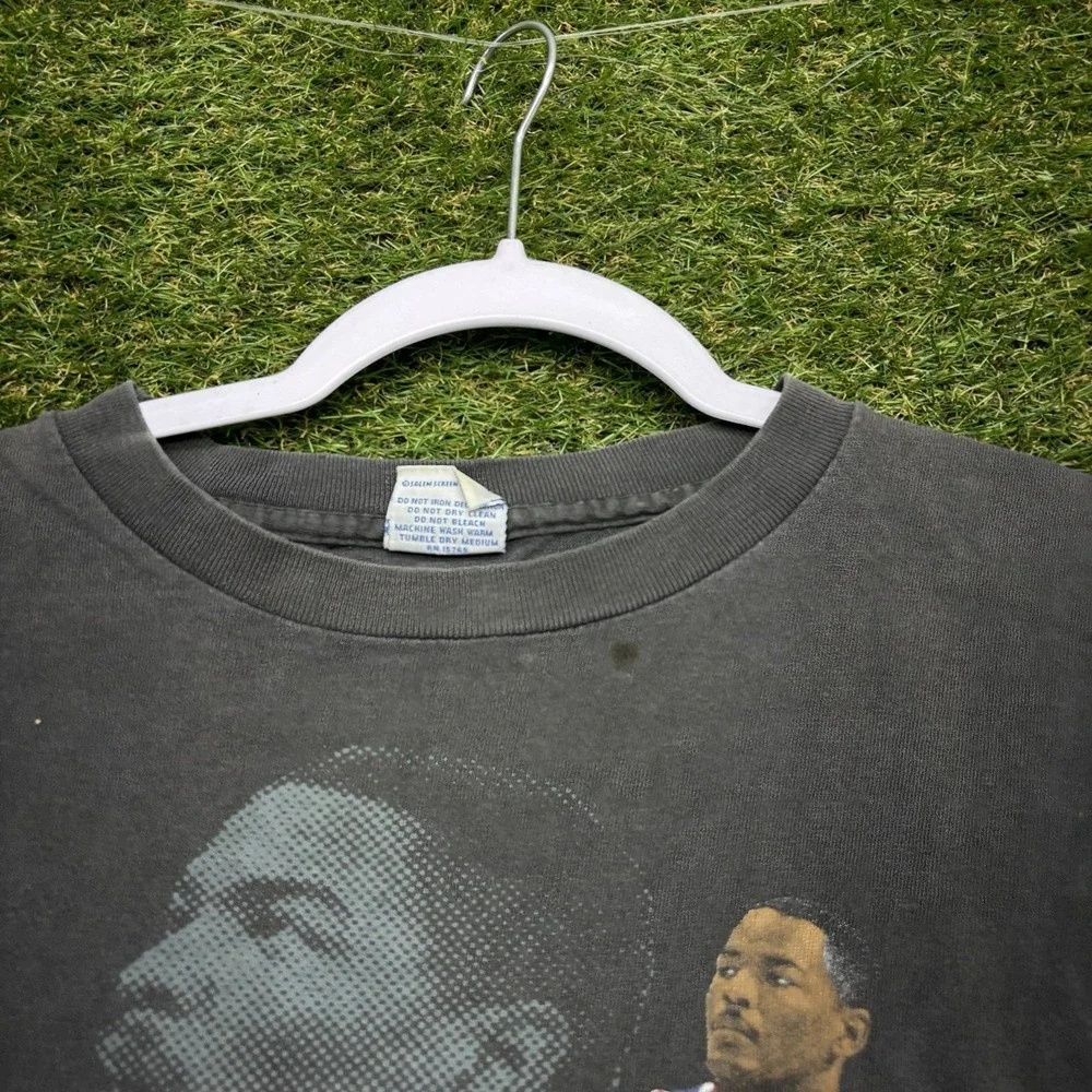 Vintage  Joe Dumars Detroit Pistons Shirt Mens Medium Salem 89' Caricature Faded